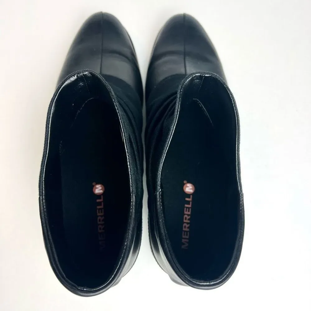 Merrell Adeline Bluff Black Women's Bootie Sz 7.5